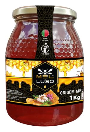 Frasco de Mel Melluso Multiflora 1 Kilo