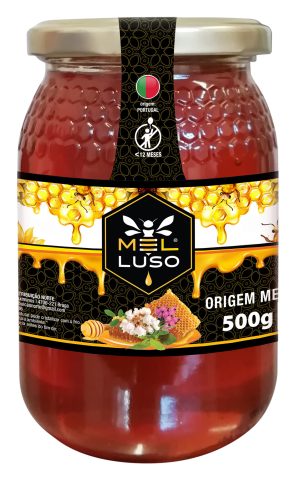 Frasco de Mel Melluso 500gr